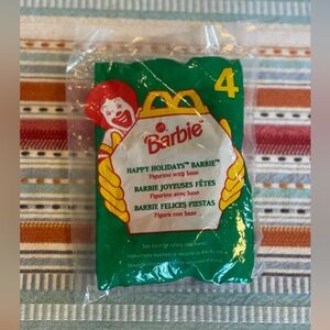 McDonald's Happy Meal Toy HAPPY HOLIDAYS BARBIE #4 - 1996 Sealed